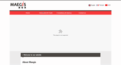 Desktop Screenshot of maegisgroup.com